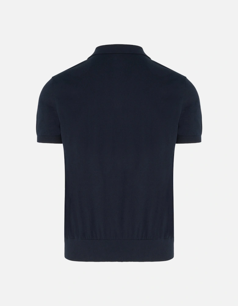 Cotton Polo Shirt Navy