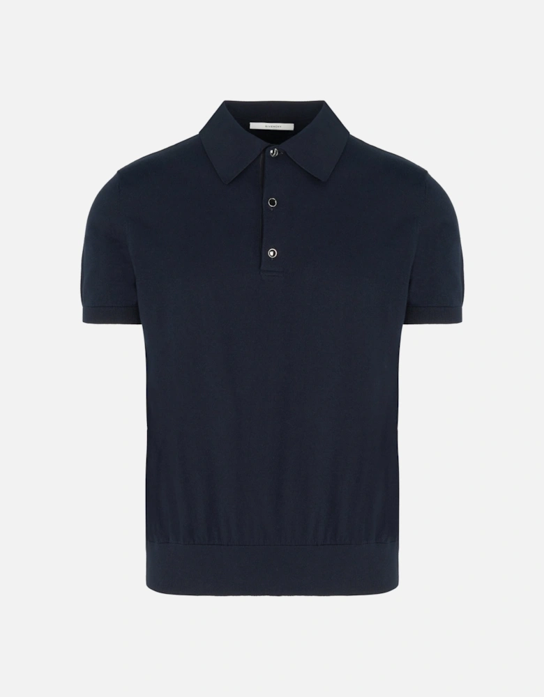 Cotton Polo Shirt Navy