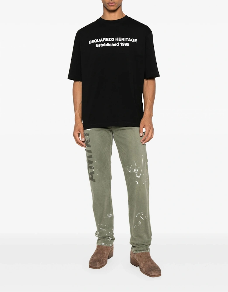 HERITAGE LOGO LOOSE FIT T SHIRT