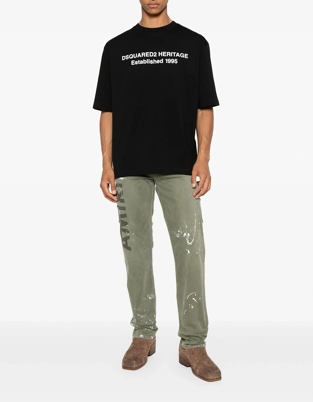 HERITAGE LOGO LOOSE FIT T SHIRT