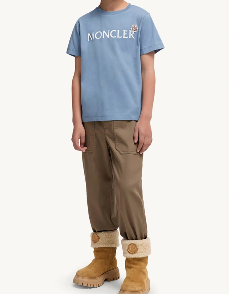 KIDS DOUBLE LOGO T SHIRT