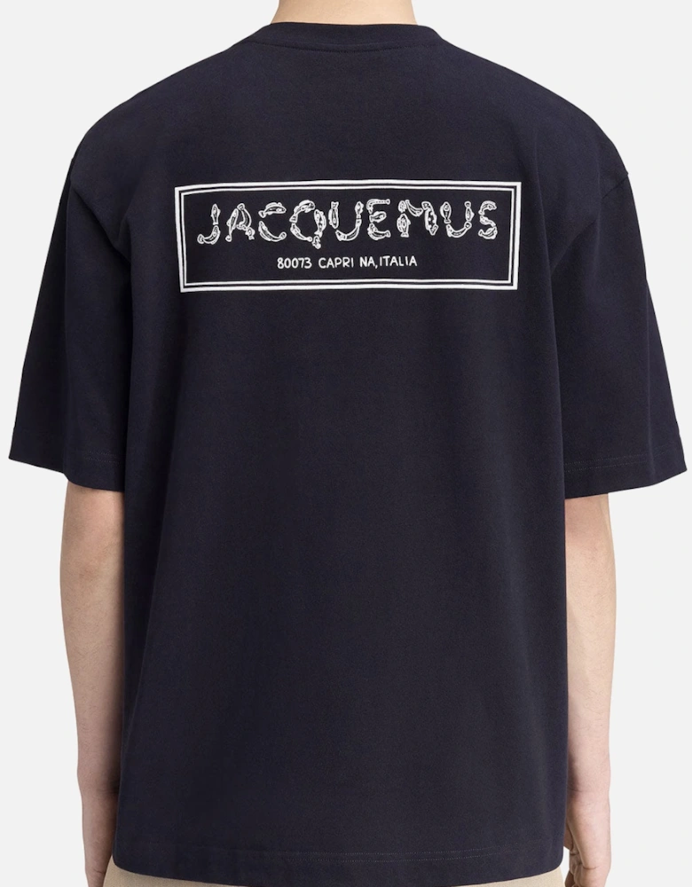 Men's Dark Navy Oversized The Merù T-Shirt