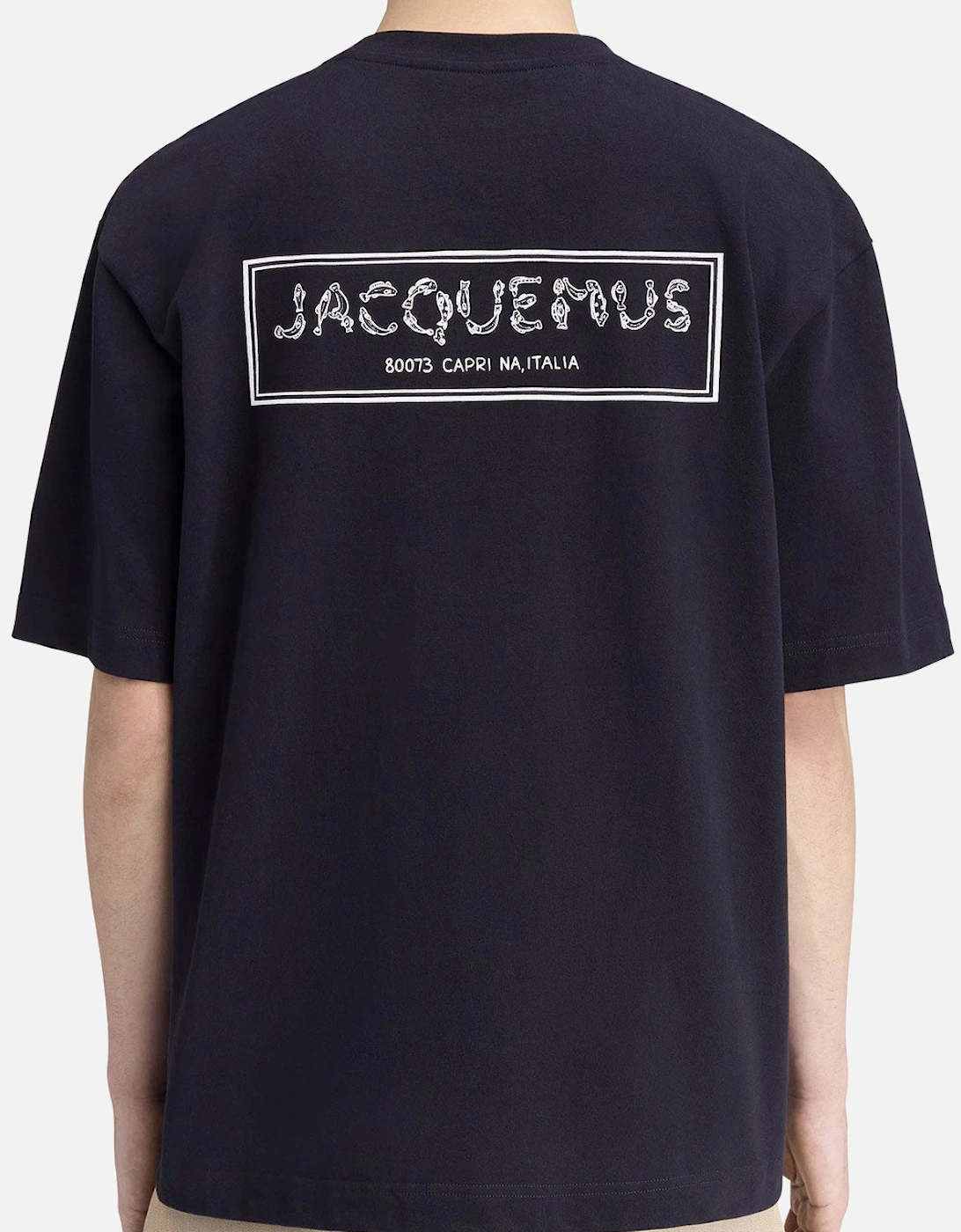 Men's Dark Navy Oversized The Merù T-Shirt