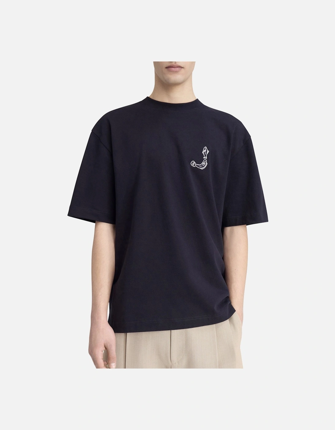Men's Dark Navy Oversized The Merù T-Shirt