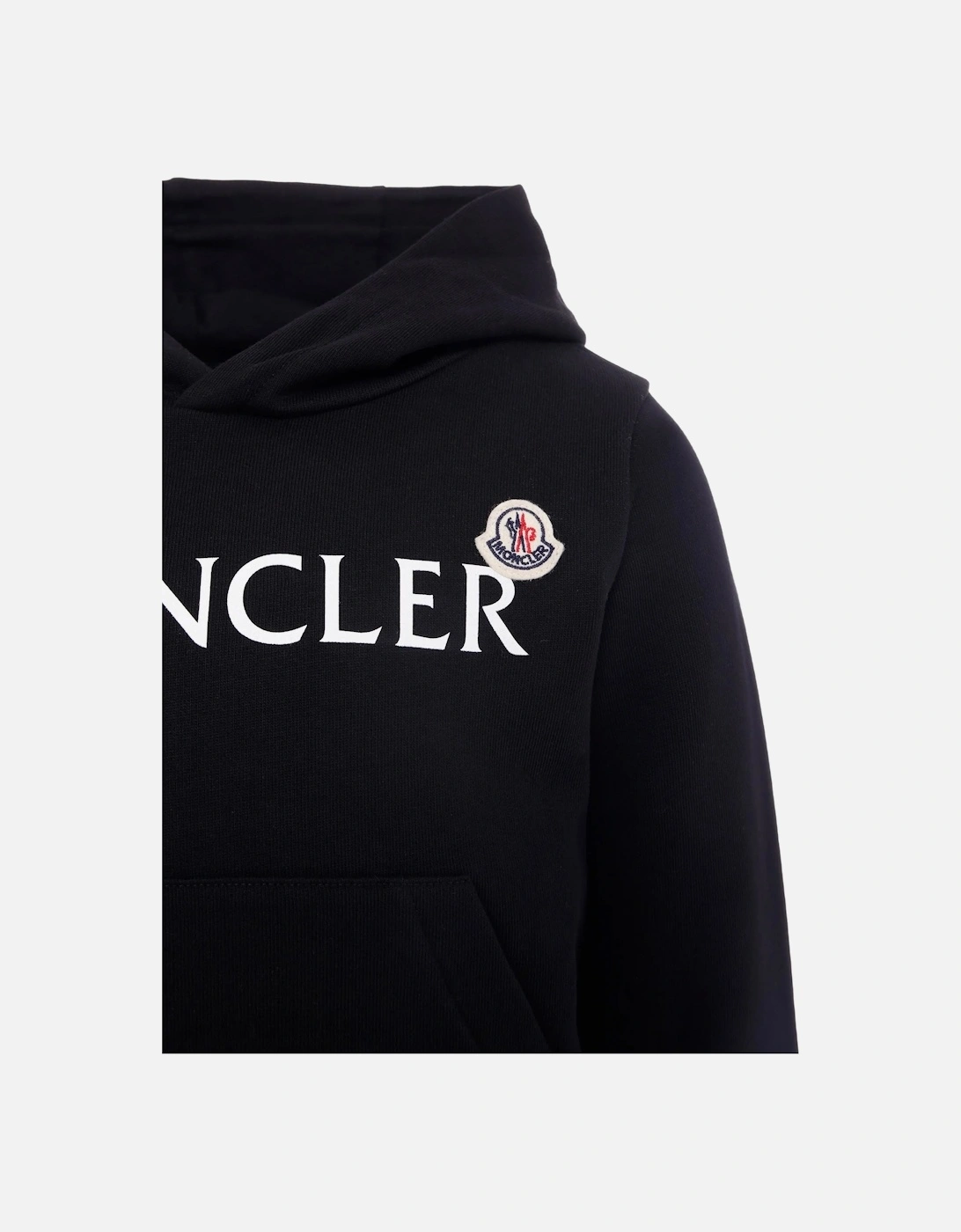 KIDS DOUBLE LOGO HOODED TOP