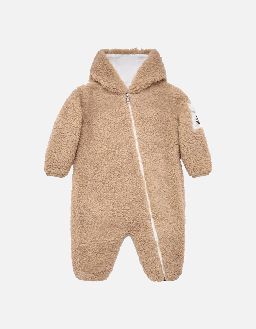 Baby Teddy Romper Beige, 5 of 4