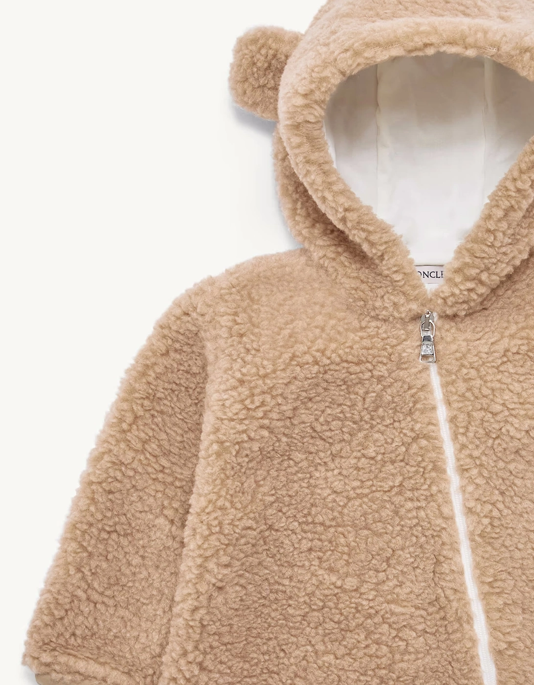 Baby Teddy Romper Beige