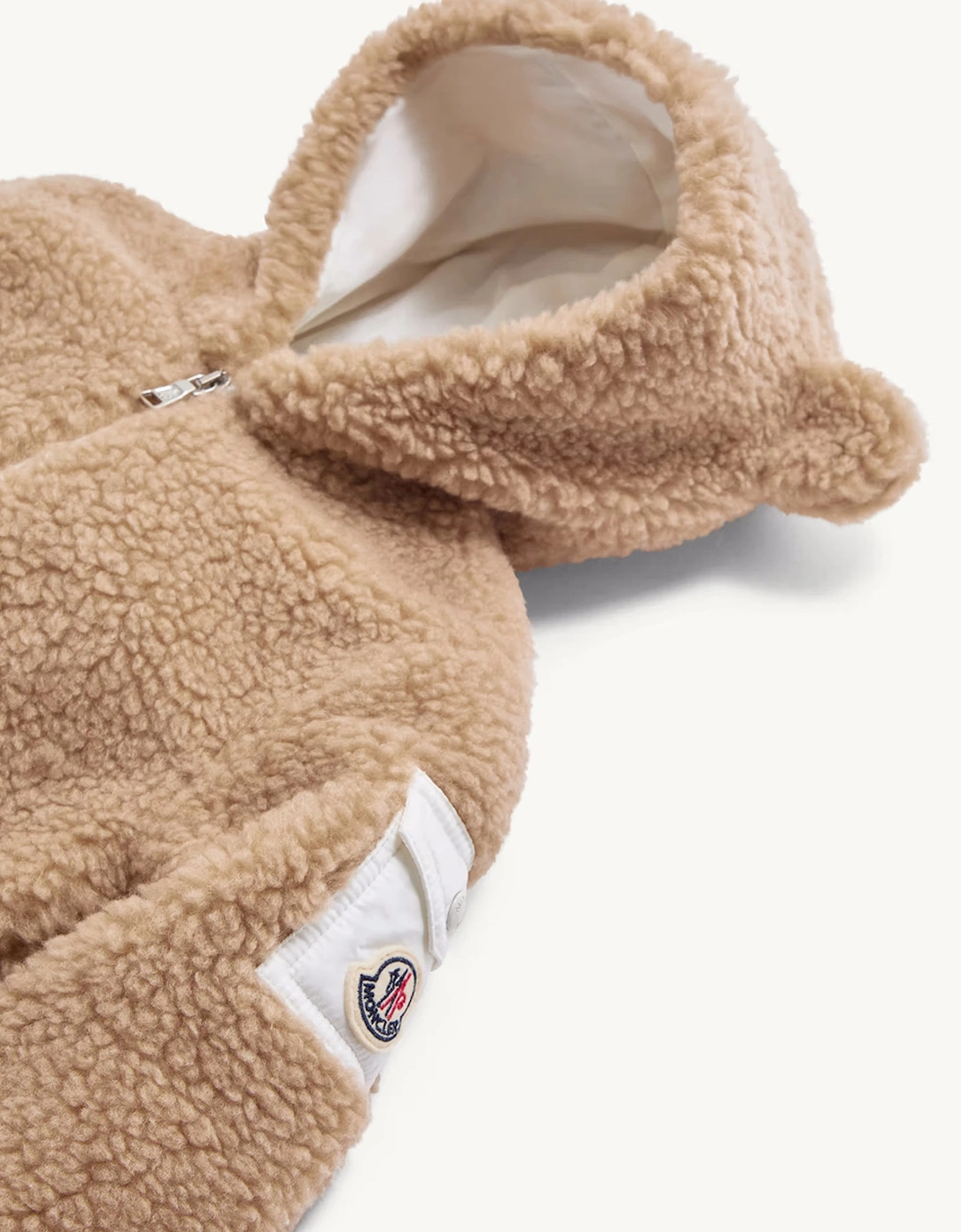 Baby Teddy Romper Beige