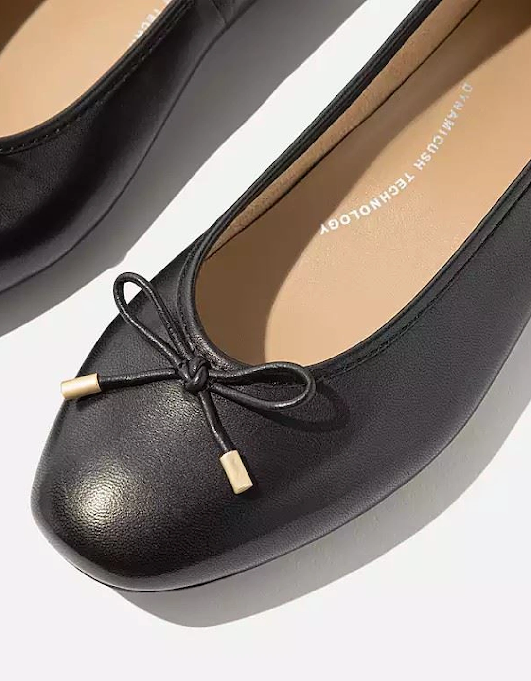Delicato Leather Women's Black Ballet Flats