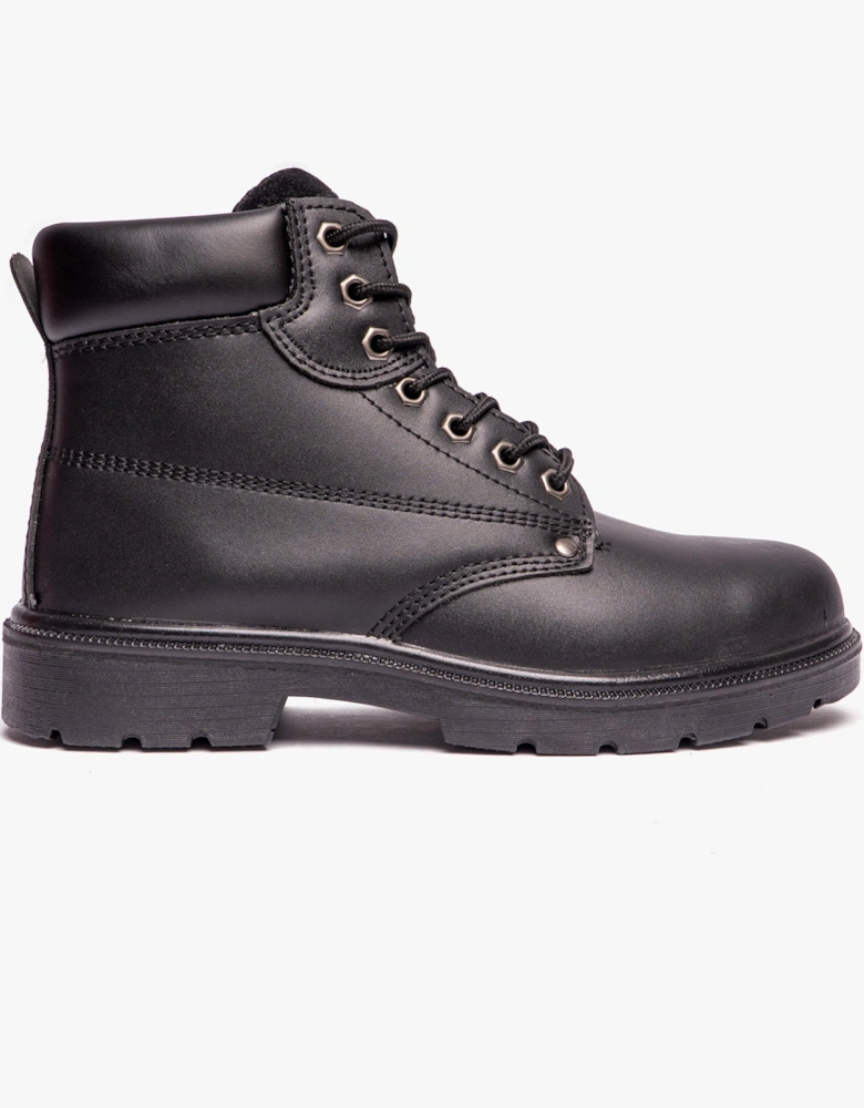 FS331 Unisex Leather Safety Boots Black