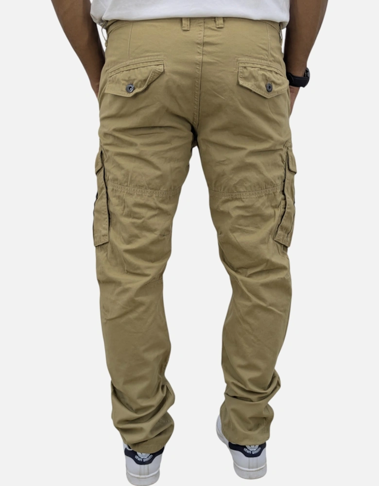 Mens Cargo Trousers Combat Pants Regular Fit Cotton Chino WorkWear Casual Bottom