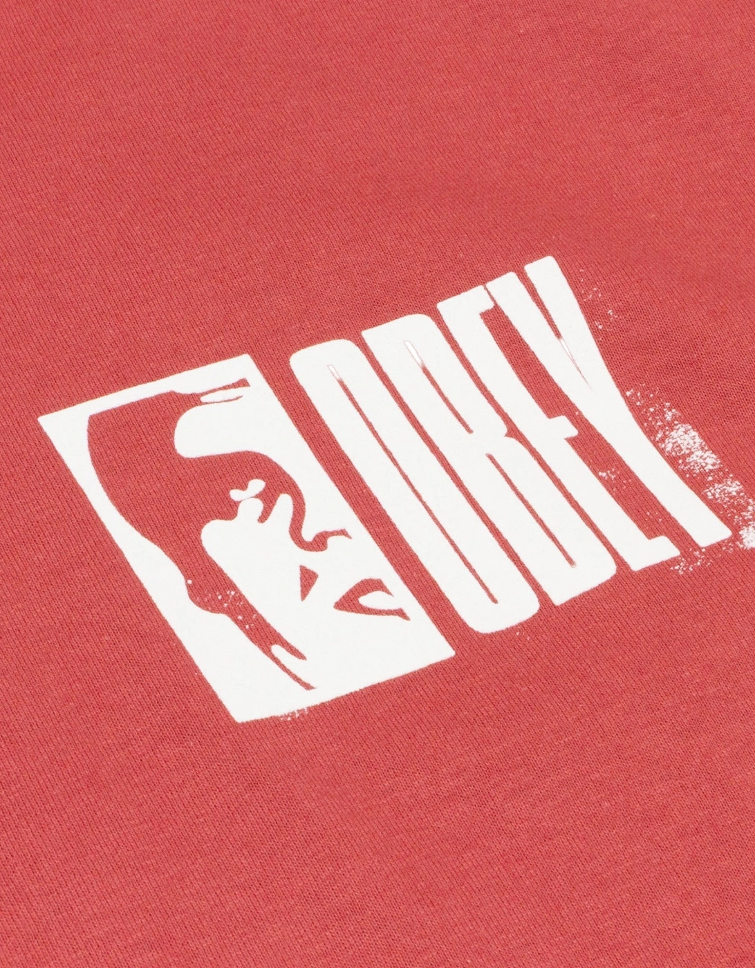 Half Icon T-Shirt - Mineral Red