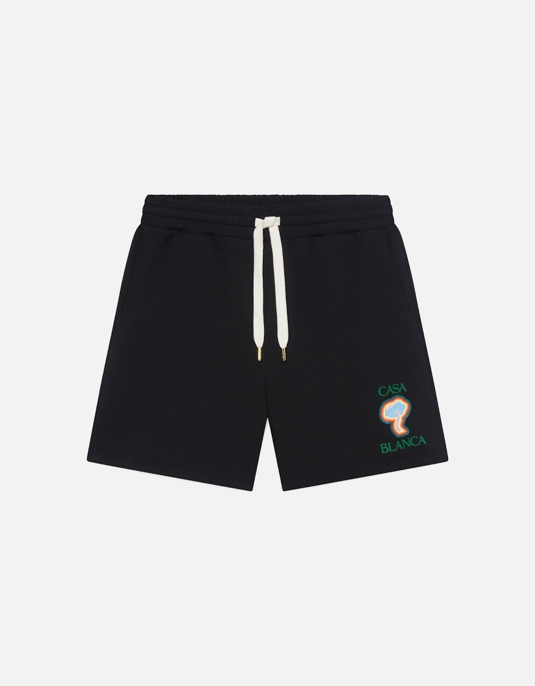 Mens Shorts Organic Terry Cotton Rainbow Mushroom Bermuda Shorts, 3 of 2