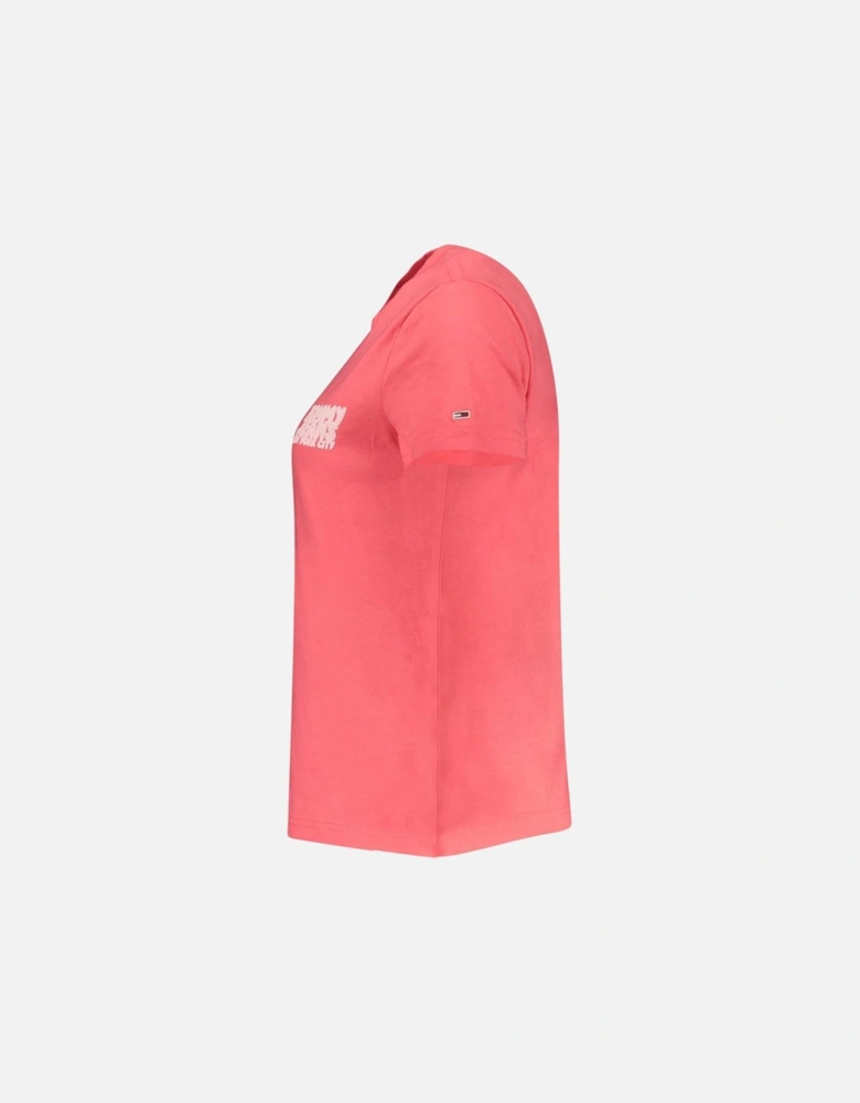 Double-Breasted Wool-Blend Tailored Coat Women - Pink T-Shirts