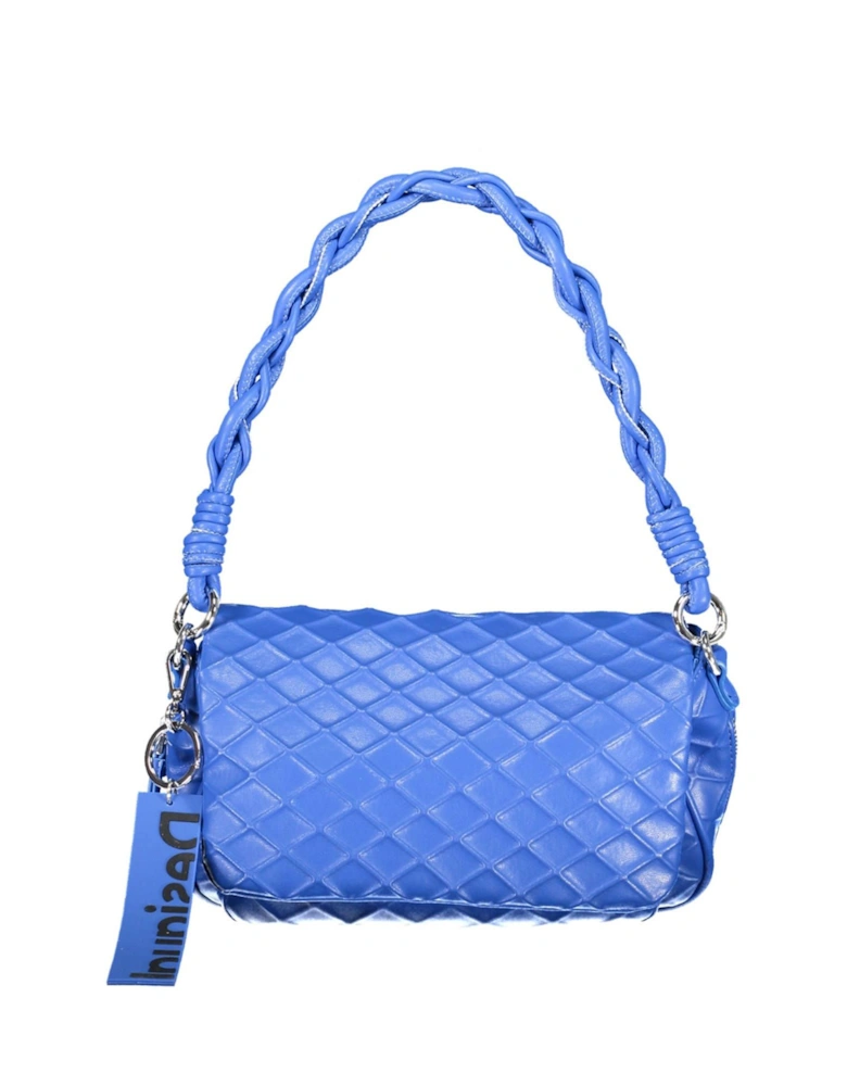 Versatile Two-Compartment Handbag with Removable Shoulder Handle and