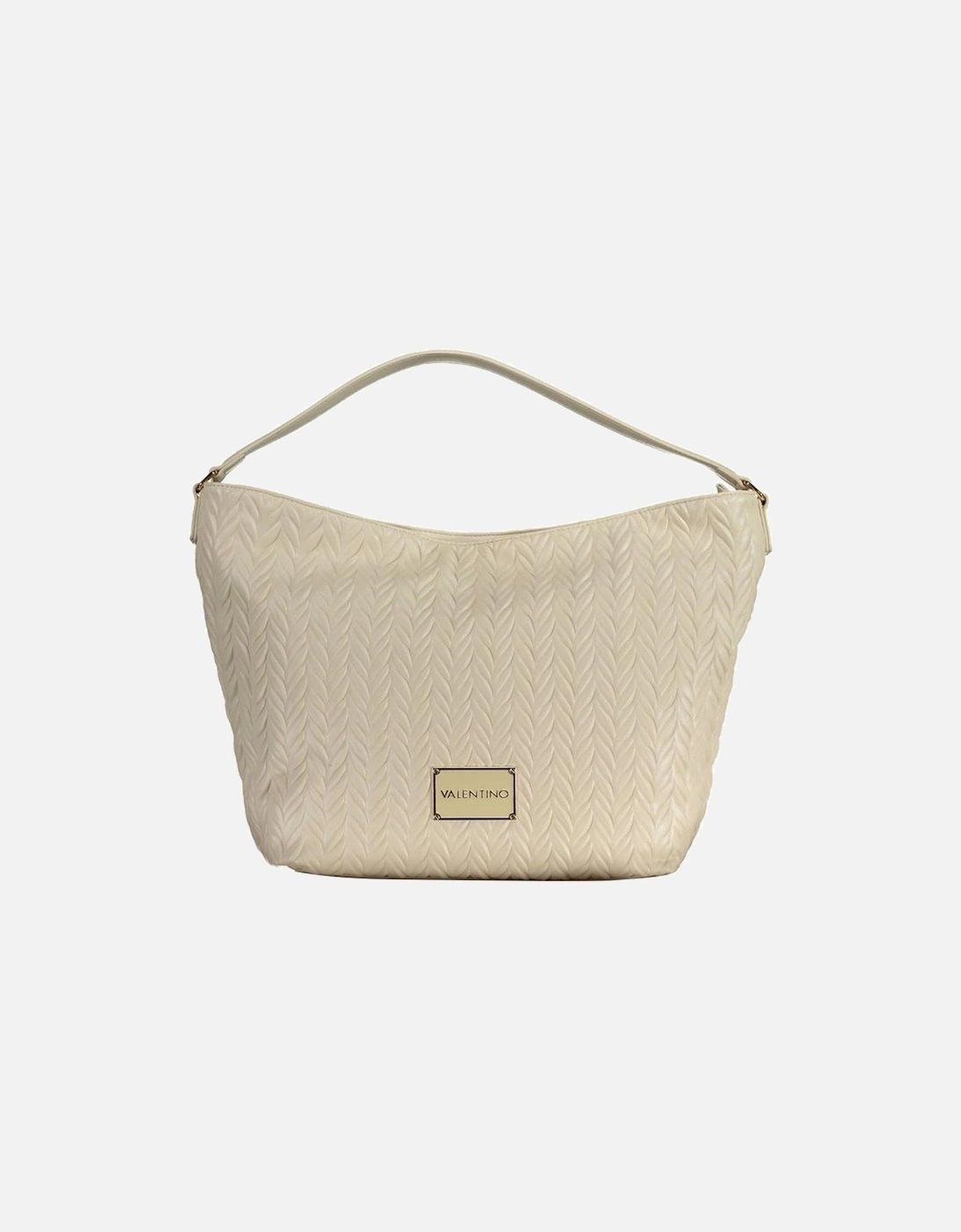 Recycled Handle Bag with Removable Shoulder Strap Women - White, 4 of 3