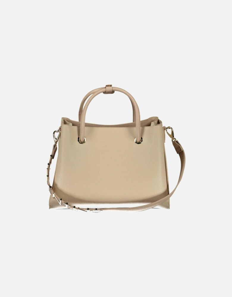 Bag with Handles and Removable Shoulder Strap Women - Beige Handbags