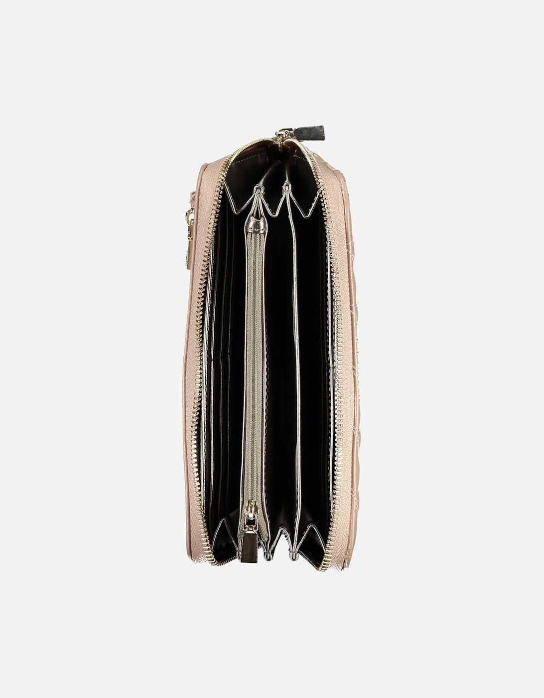 Vibrant Wallet with Multiple Compartments and Zip Closure Women - Pink