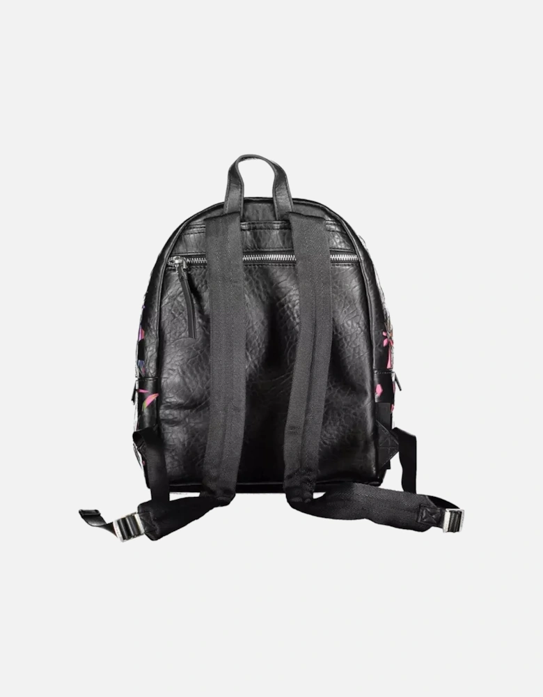 Contrasting Detail Backpack with Adjustable Straps and Logo Women -