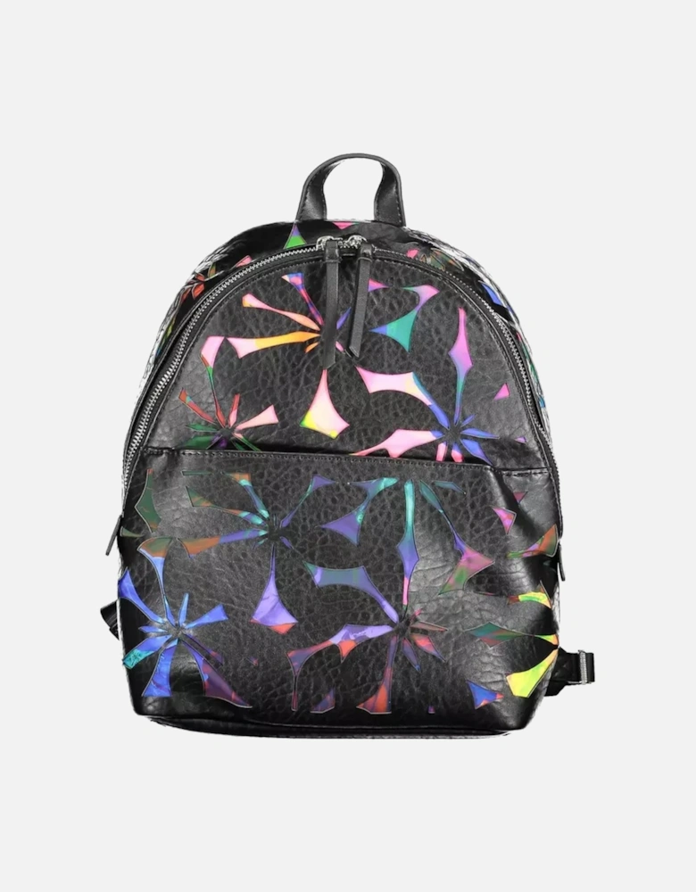 Contrasting Detail Backpack with Adjustable Straps and Logo Women -