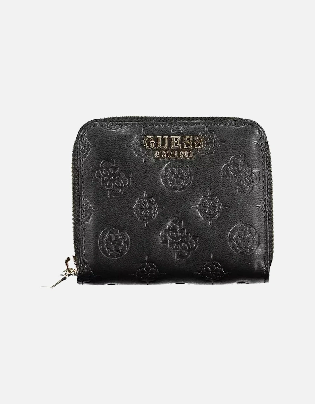 Contrasting Detail Wallet with Zip and Button Closure Women - Black, 4 of 3