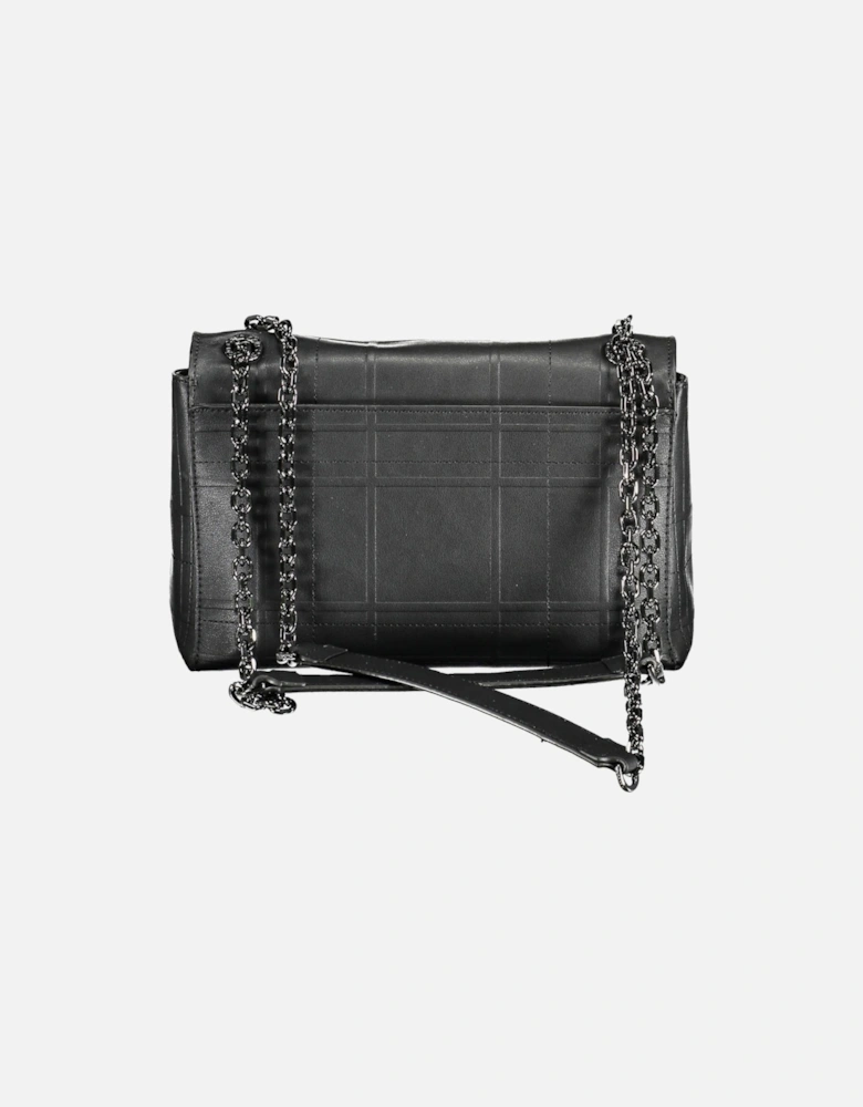 Sophisticated Shoulder Bag with Two Compartments and Chain Handles