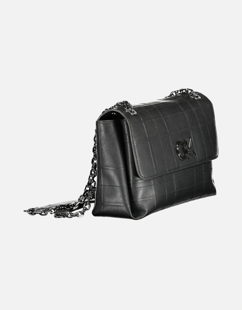 Sophisticated Shoulder Bag with Two Compartments and Chain Handles