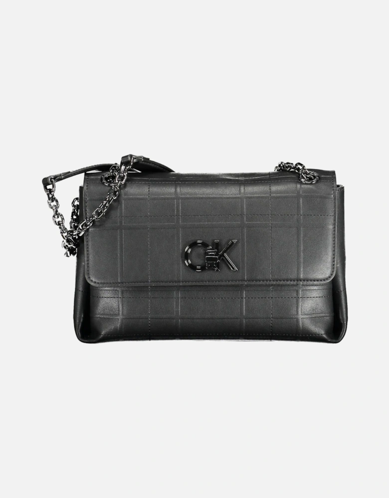 Sophisticated Shoulder Bag with Two Compartments and Chain Handles