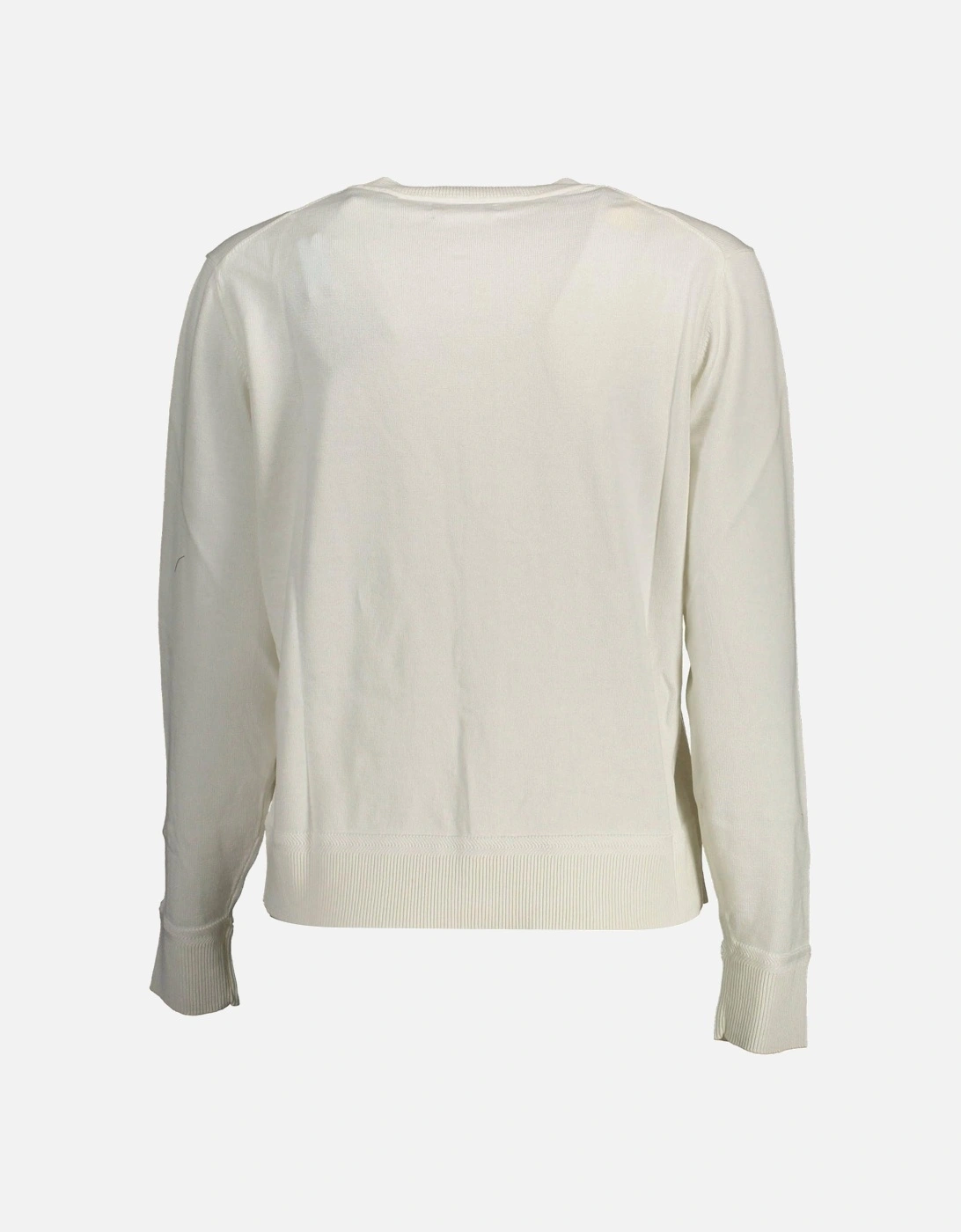 Organic Cotton Long-Sleeved Cardigan with Contrasting Details Women -