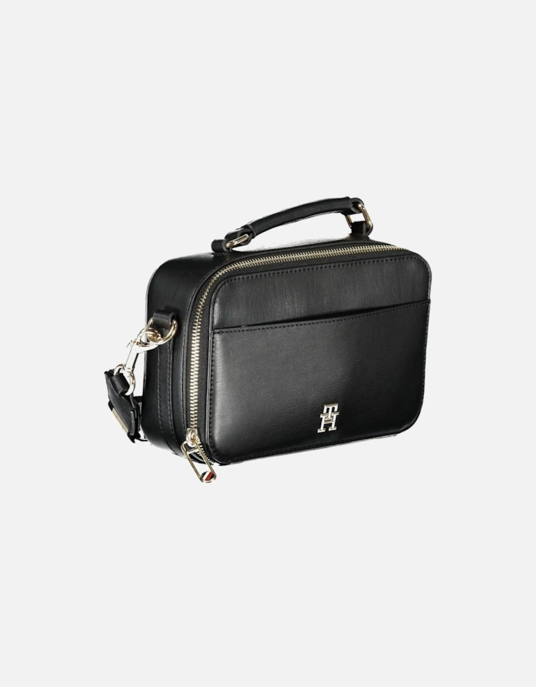 Handle Bag with Adjustable Shoulder Strap and External Pocket. Women -