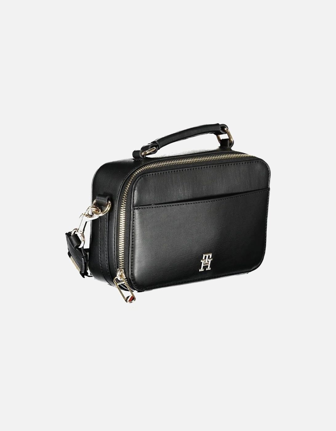 Handle Bag with Adjustable Shoulder Strap and External Pocket. Women -