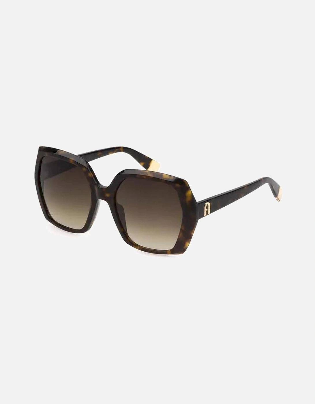 Contrasting Square Lens Acetate Sunglasses with Logo Women - Brown, 2 of 1