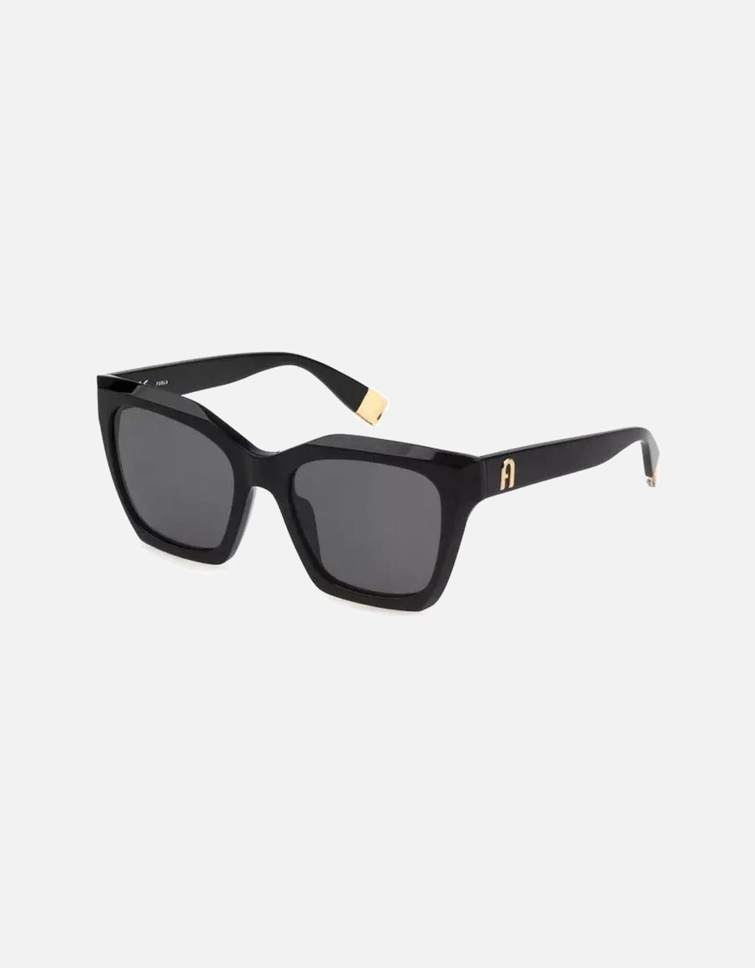 Contrasting Detail Acetate Sunglasses with Square Lens Women - Black, 2 of 1