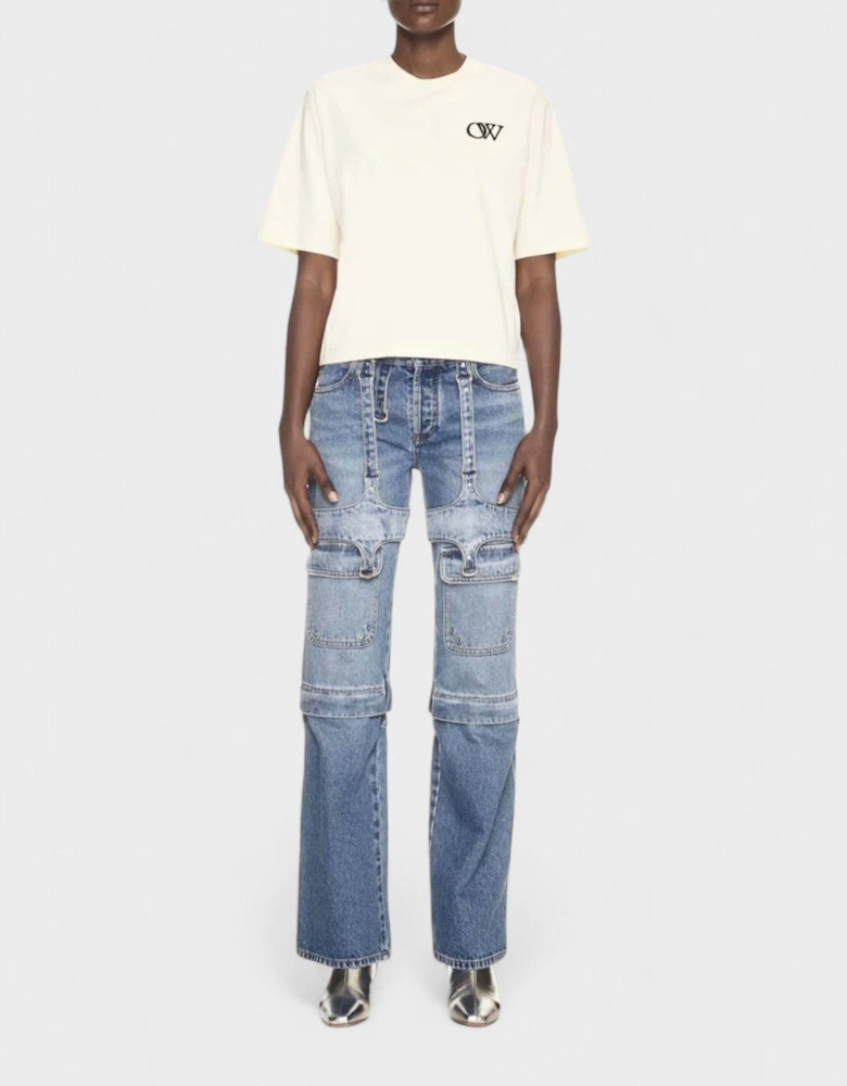 Basic Tee Beige Black