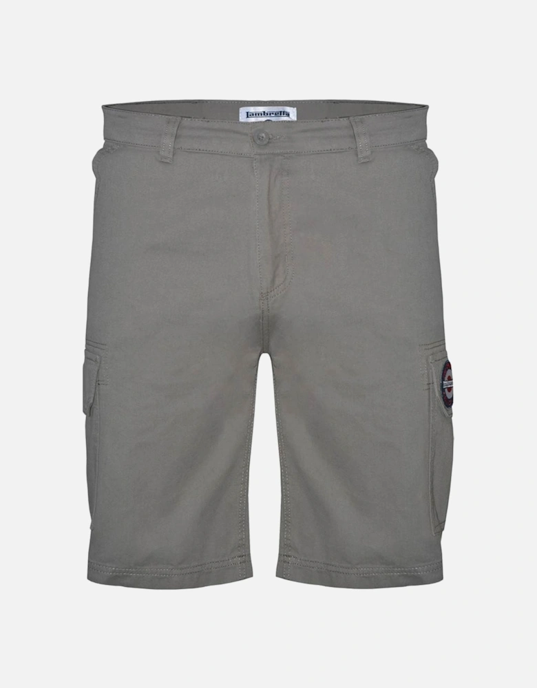 Mens Classic Mod Cargo Shorts - Grey