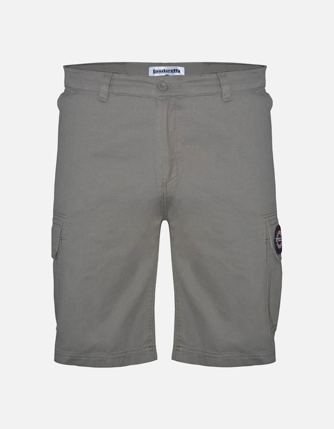 Mens Classic Mod Cargo Shorts - Grey, 2 of 1