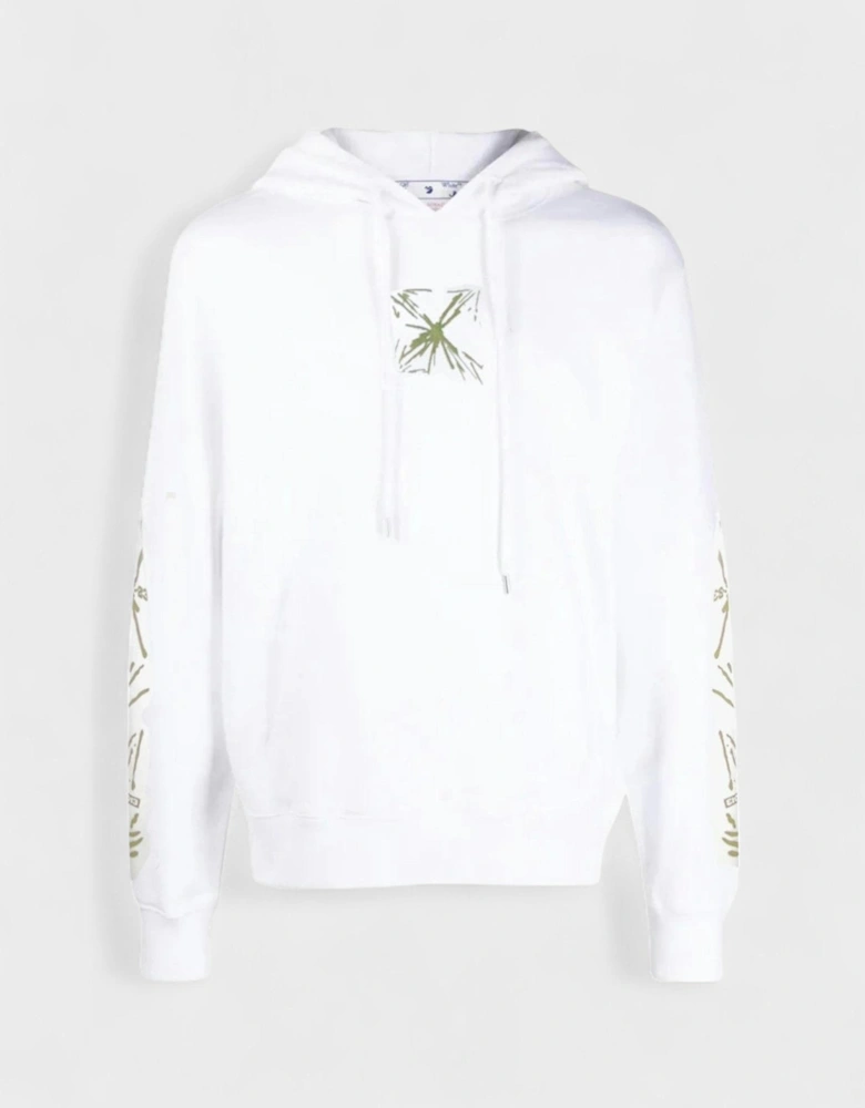 Splash Arrow Skate Hoodie White