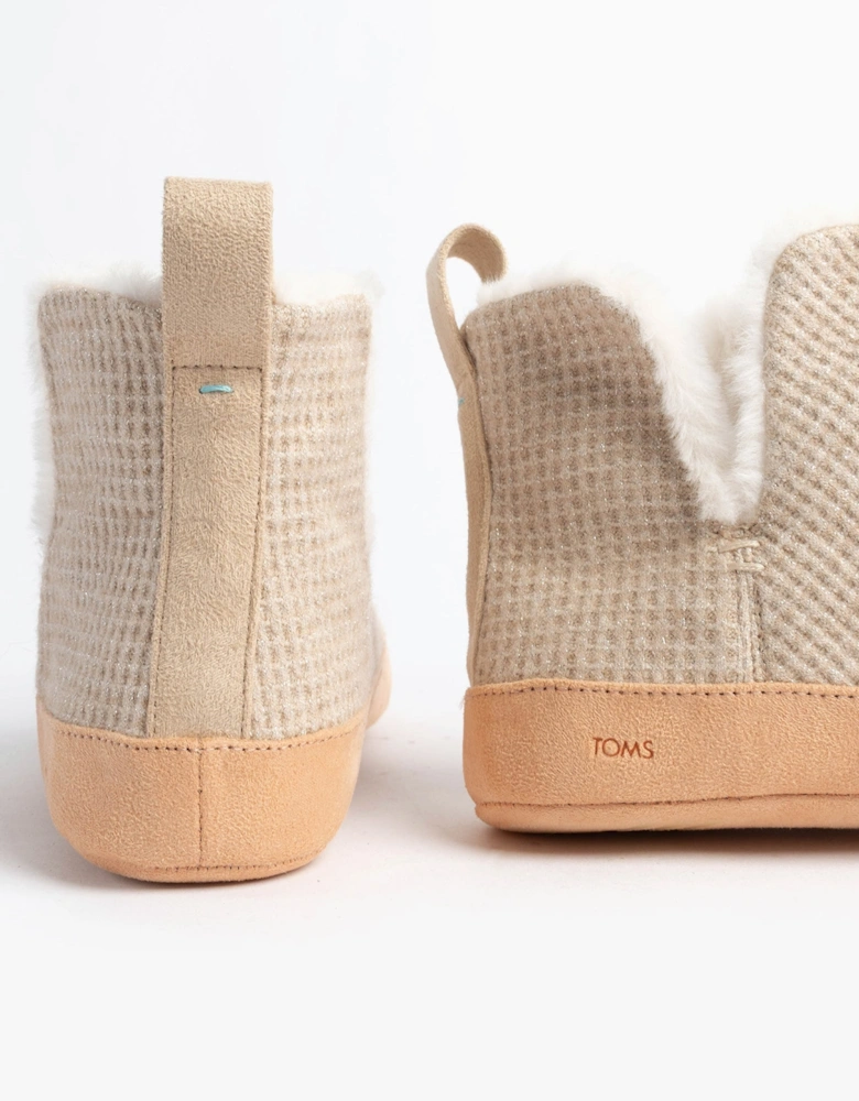 LOLA Womens Slippers Oatmeal