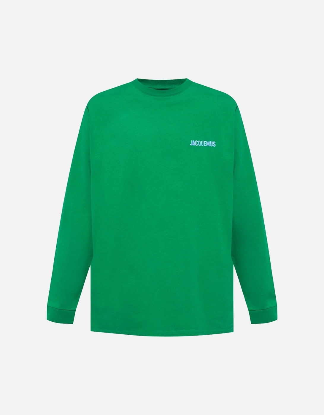 Le T-Shirt Gelo Print Ice Long Sleeved T-Shirt in Green, 4 of 3