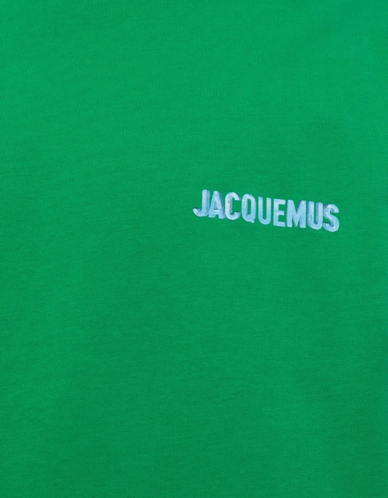 Le T-Shirt Gelo Print Ice Long Sleeved T-Shirt in Green