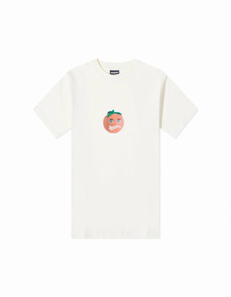 Tomato Print Tomato Le T-Shirt in Off White