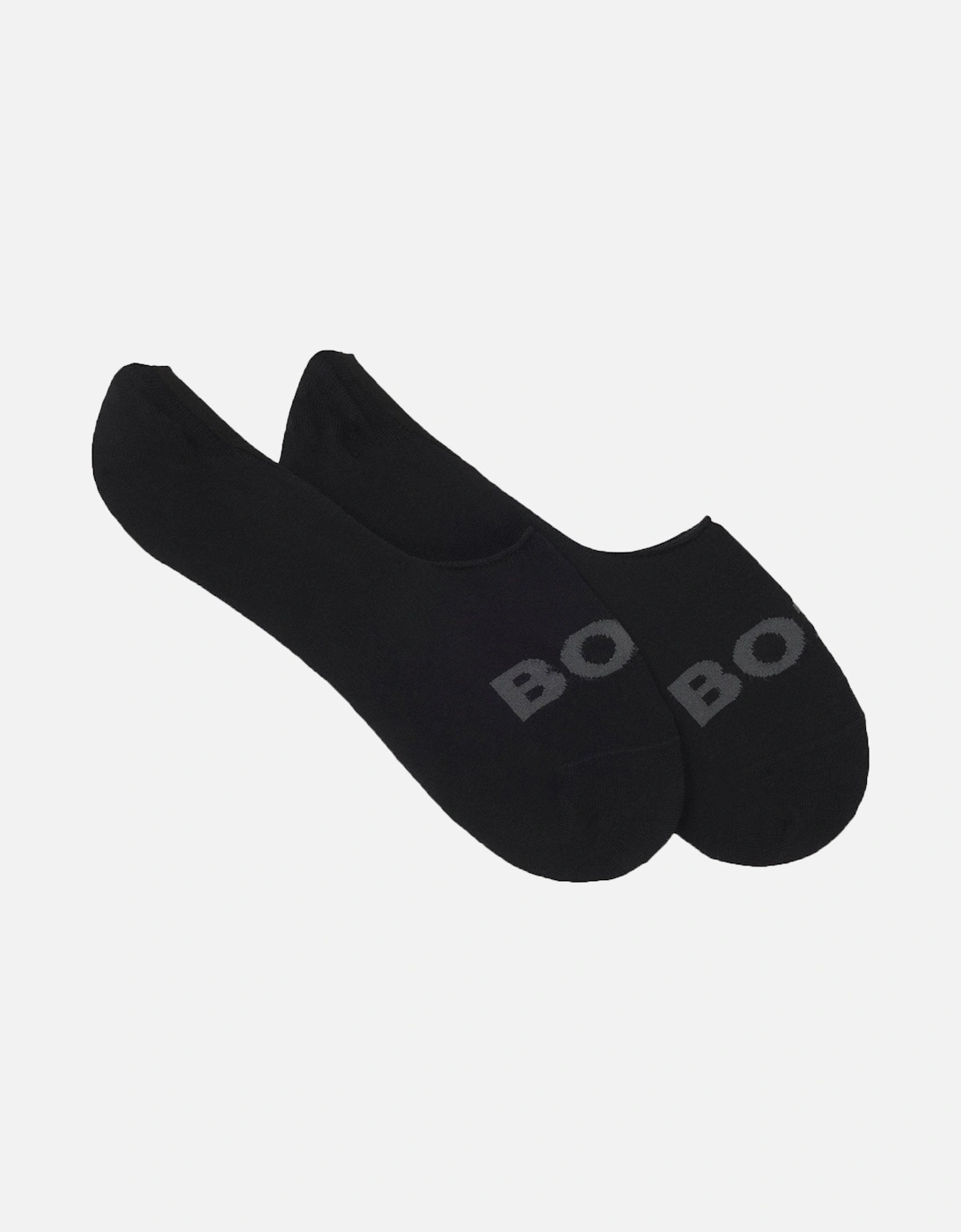 Boss Accessories 2P SL UNI LOGO CASUAL SOCKS BLACK