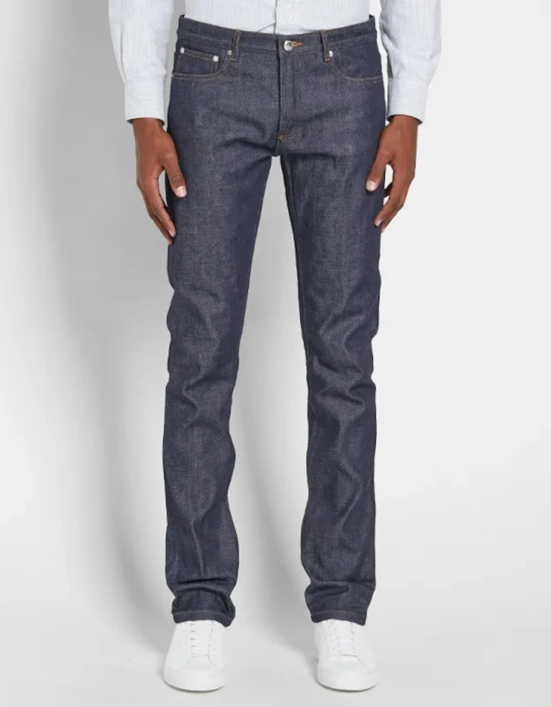 A.P.C. Petit New Standard Japanese Denim Slim Leg Jeans Indigo