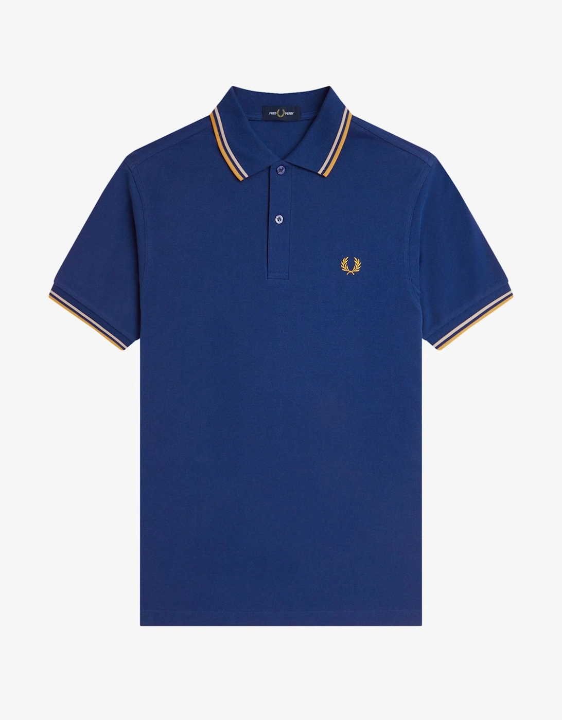 M3600 Polo Shirt Shaded Cobalt / Oatmeal / Honeycomb, 7 of 6