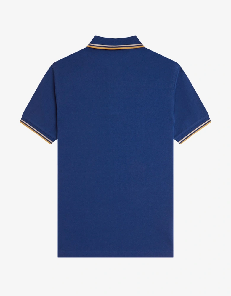 M3600 Polo Shirt Shaded Cobalt / Oatmeal / Honeycomb