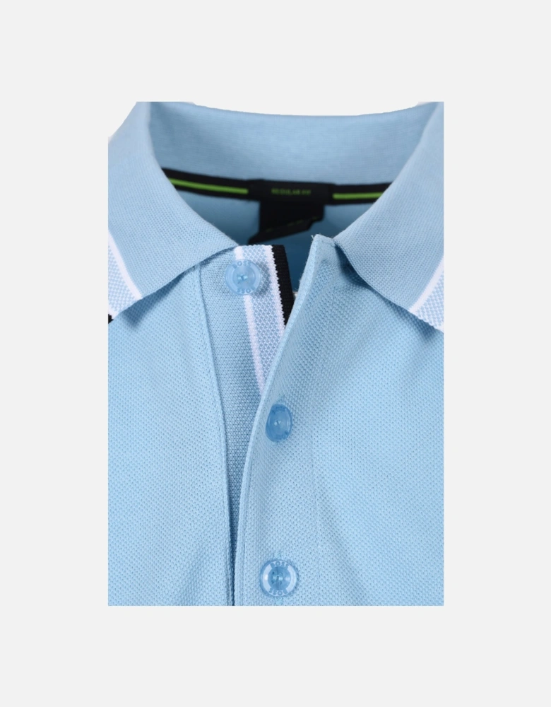 Boss Green Paddy Polo Shirt Light Pastel Blue