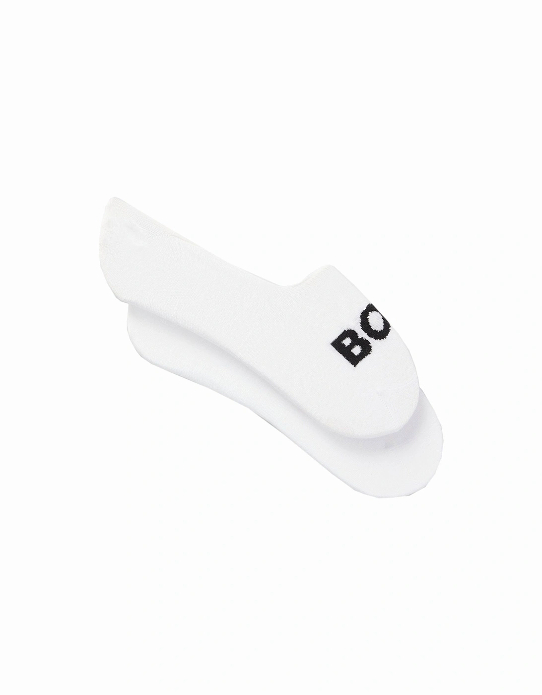 Boss Accessories 2P SL UNI LOGO CASUAL SOCKS WHITE