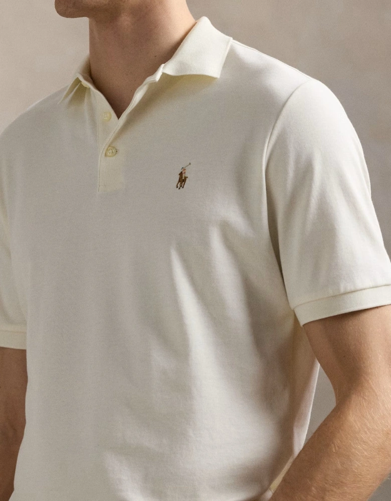 Interlock Polo Shirt 168 Pale Cream