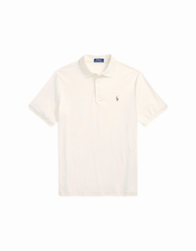 Interlock Polo Shirt 168 Pale Cream