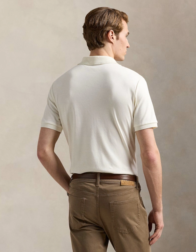 Interlock Polo Shirt 168 Pale Cream